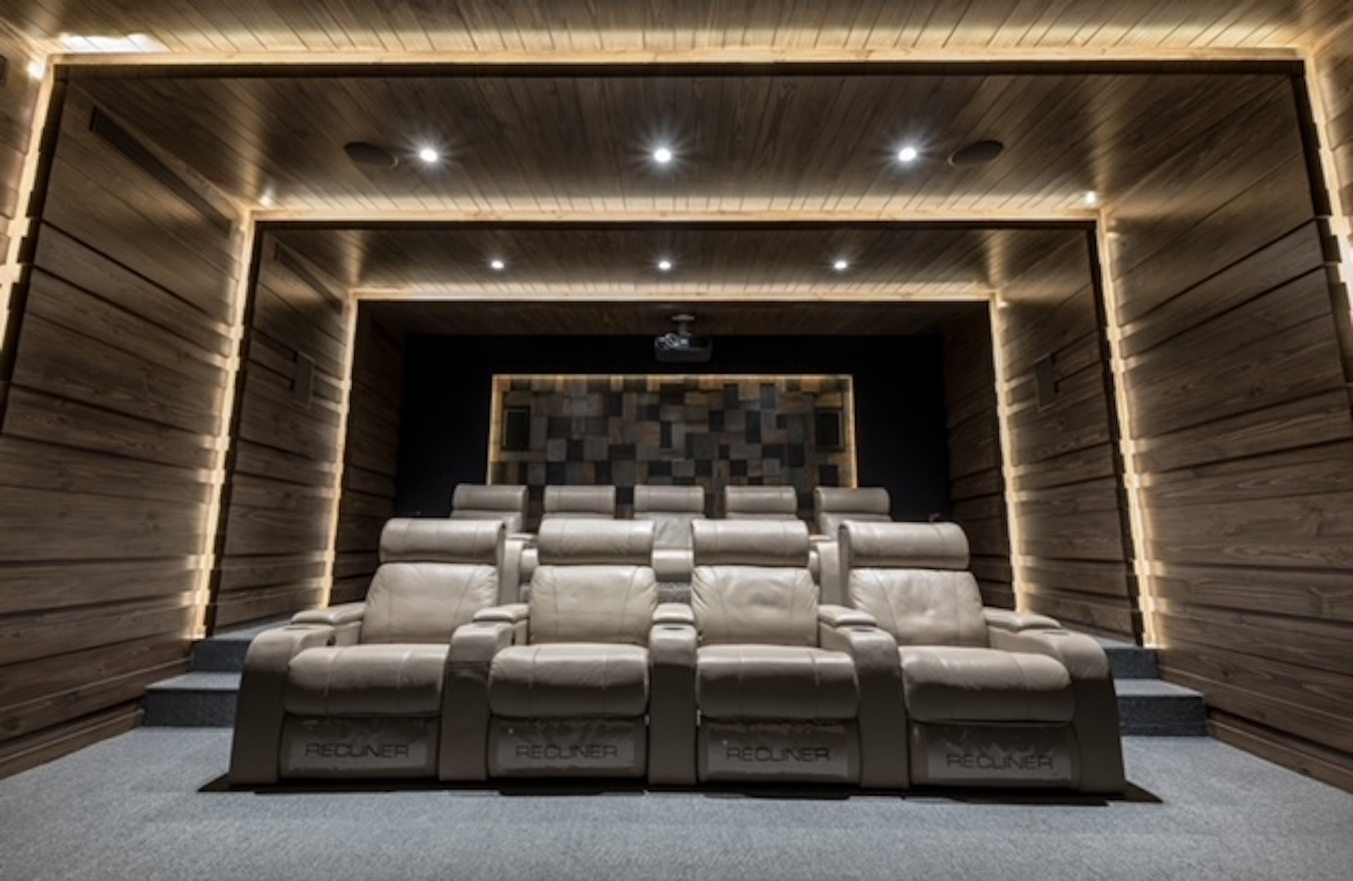 Minimalist TV Lounge